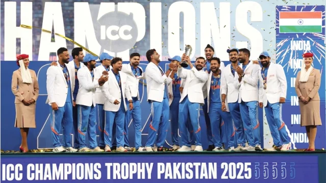 চ্যাম্পিয়নস ট্রফির তৃতীয় শিরোপা ভারতের, ছবি: সংগৃহীত