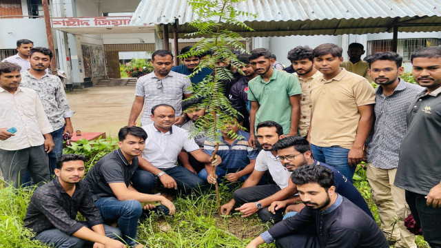 জুলাই বিপ্লবের শহীদদের স্মরণে ইবি ছাত্রদলের বৃক্ষরোপণ কর্মসূচি