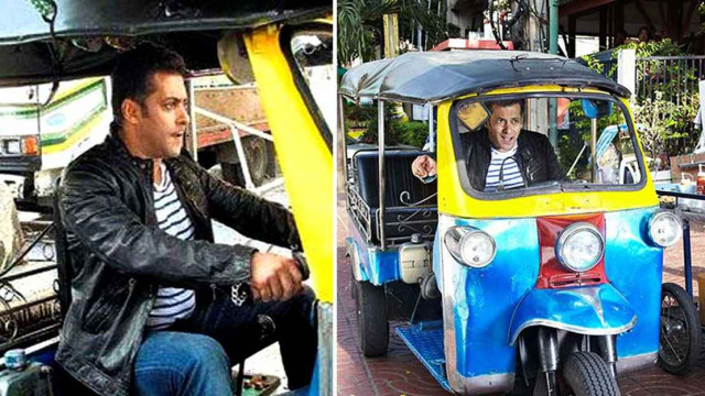 দুবাইয়ে অটো চালাচ্ছেন সালমান!