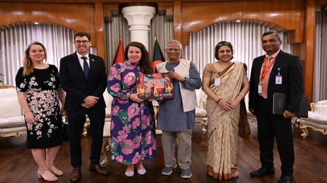 ড. মুহাম্মদ ইউনূসের সঙ্গে স্টিন রেনাতে হোহেইমের সাক্ষাৎ