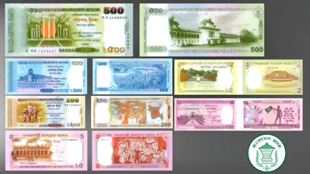 নতুন ছয় নোটের ছবি প্রকাশ করল কেন্দ্রীয় ব্যাংক