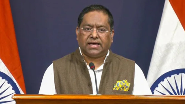 ভারতের পররাষ্ট্রমন্ত্রণালয়ের মুখপাত্র রণধীর জয়সওয়াল।