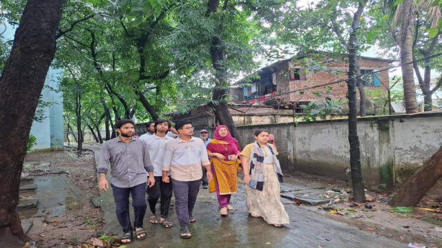 ঢাবিতে সৃষ্ট জলাবদ্ধতা দূরীকরণে ব্যবস্থা নিলেন ভিপি সাদিক