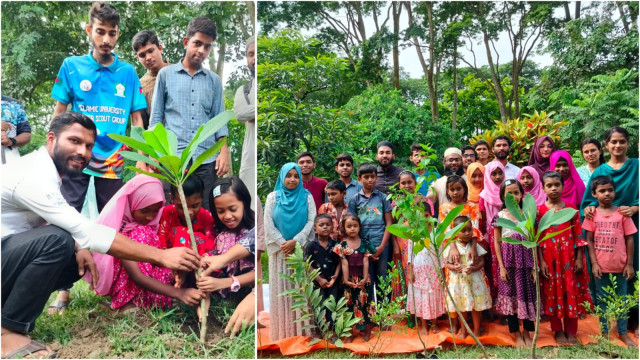 ইবি সিআরসি’র বৃক্ষরোপণ কর্মসূচি