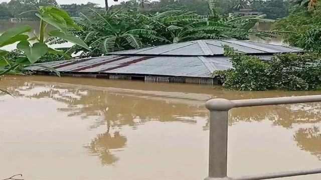ভারী বৃষ্টিতে বাড়ছে নদীর পানি, ৫ জেলায় আকস্মিক বন্যার শঙ্কা