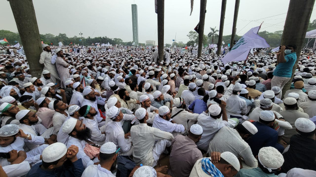 সোহরাওয়ার্দী উদ্যানে হেফাজতে ইসলামের মহাসমাবেশ