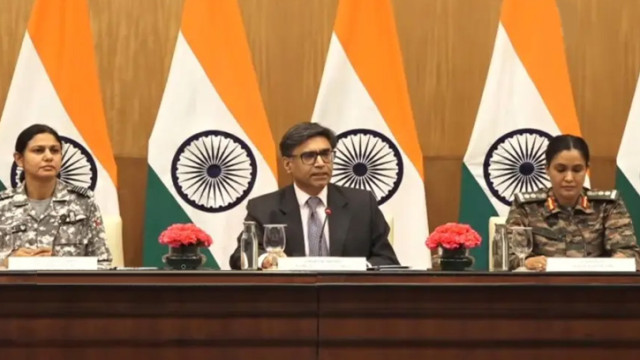 ভারতীয় সামরিক বাহিনীর সংবাদ সম্মেলন