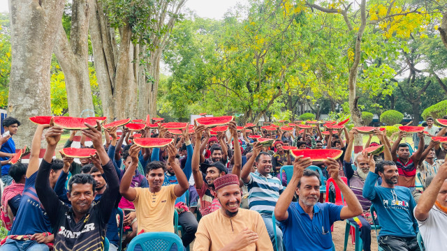 মে দিবস উপলক্ষে ইবিতে বৈষম্যবিরোধী ছাত্র আন্দোলনের ব্যতিক্রমী আয়োজন