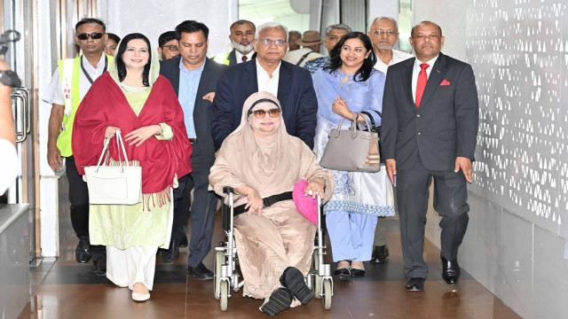 গুলশানের বাসায় পৌঁছেছেন খালেদা জিয়া