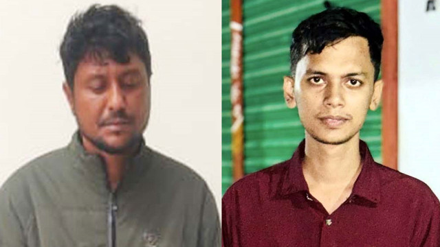 আসামি খোরশেদ আলম ও কাউছার মানিক বাদল