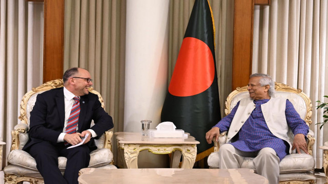 অধ্যাপক ইউনূস-পিটার হাস সাক্ষাৎ