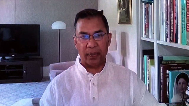 ভার্চুয়ালি কথা বলছেন বিএনপির ভারপ্রাপ্ত চেয়ারম্যান তারেক রহমান