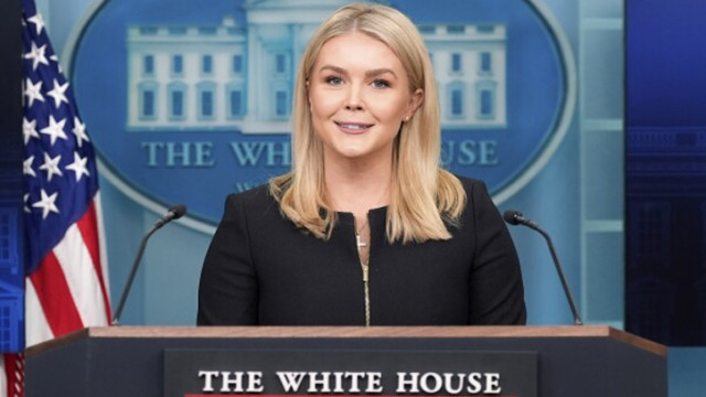 হোয়াইট হাউজের প্রেস সেক্রেটারি ক্যারোলিন লিভিট