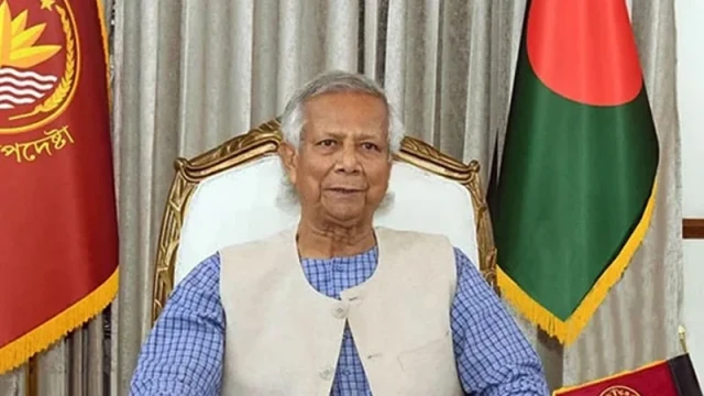 অন্তর্বর্তী সরকারের প্রধান উপদেষ্টা অধ্যাপক ড. মুহাম্মদ ইউনূস।